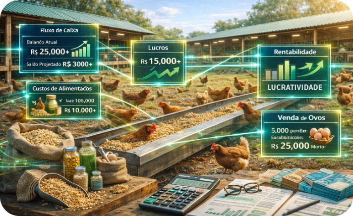 Controle Financeiro Completo na Avicultura Caipira: Gestão Profissional e Lucro Real
