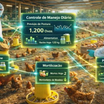 Controle de Manejo Diário na Avicultura Caipira: Onde a Produção é Decidida Todos os Dias