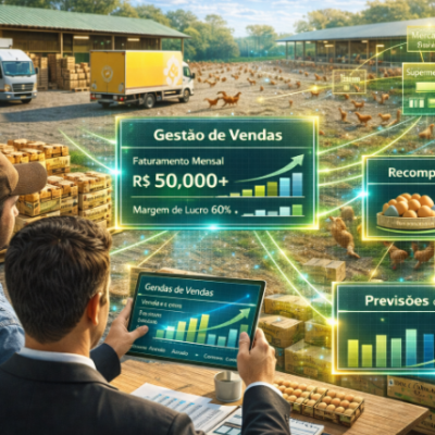 Gestão de Vendas na Avicultura Caipira: Controle Total do Faturamento e Relacionamento com Clientes