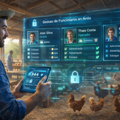 Gestão de Funcionários e Permissões na Granja: Controle, Segurança e Profissionalismo no Campo