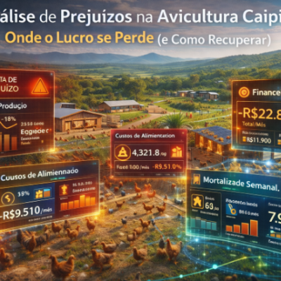 Análise de Prejuízos na Avicultura Caipira: Onde o Lucro se Perde (e Como Recuperar)